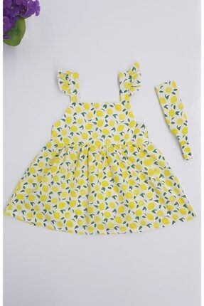 Kız Bebek Limon Desenli Elbise BNS0000545210
