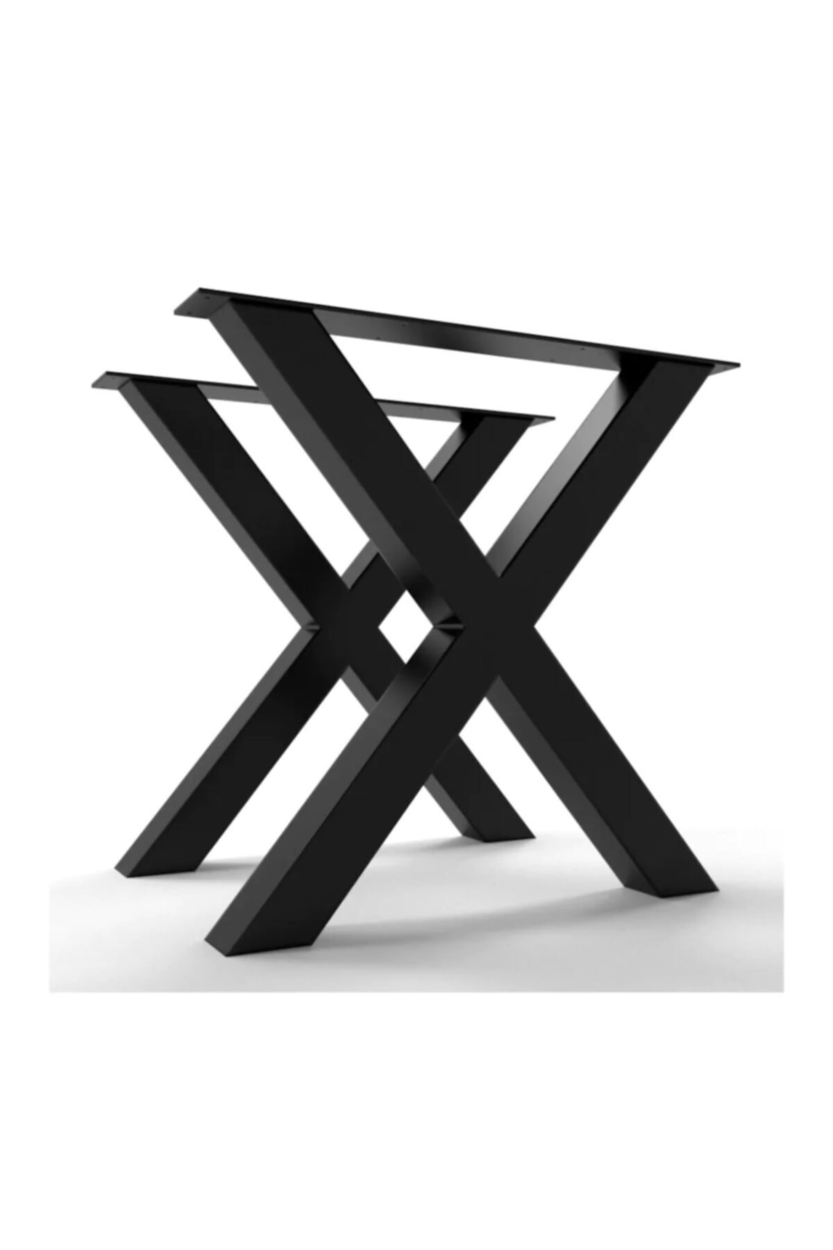 Abronya Masa Ayağı Ahşap Kütük Yemek Masası Ayağı Metal 70x70 Profil