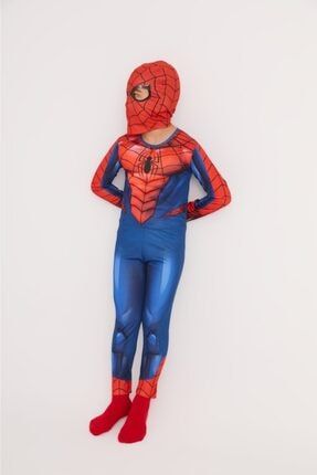 Spiderman Kaslı Model Orijinal Lisanslı Kostüm SP023