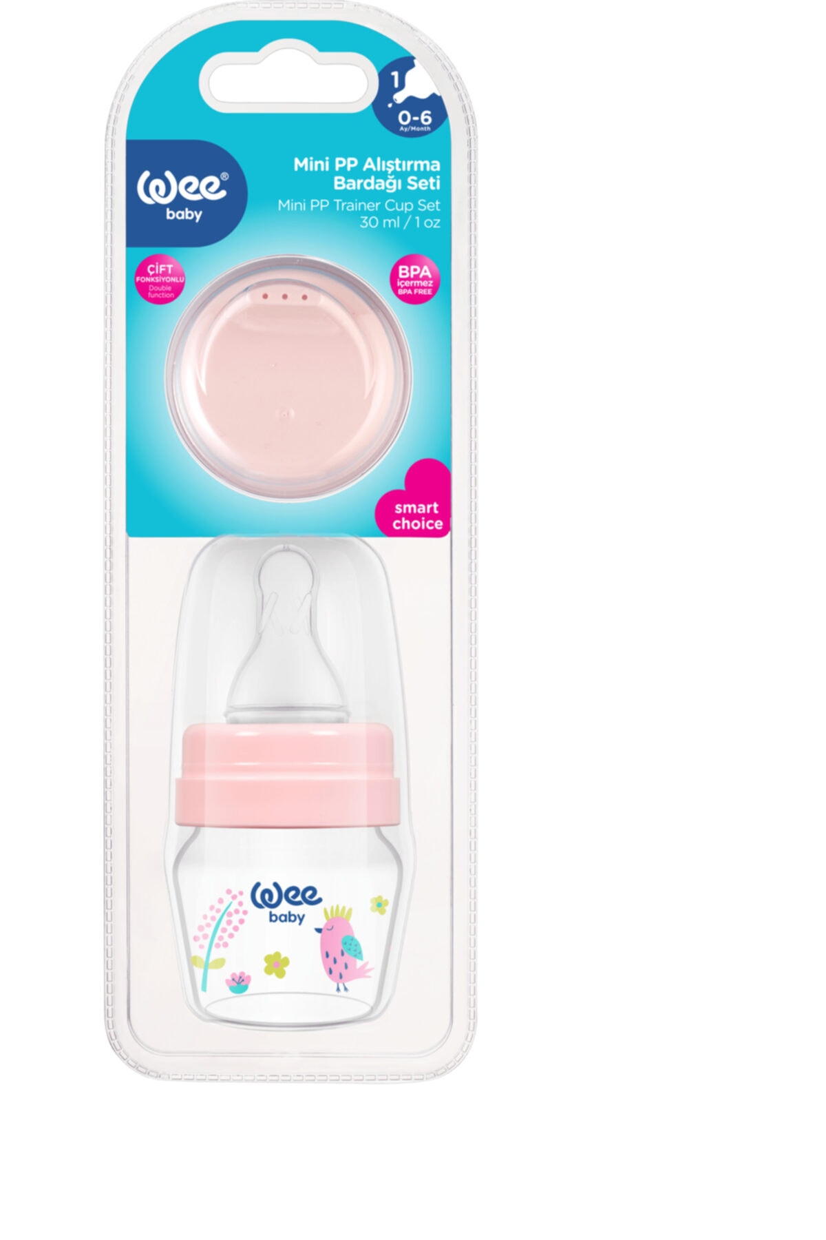 Wee Baby Mini Pp Alıştırma Bardağı Seti Pembe K:778 fotoğrafı 2 (önizleme)