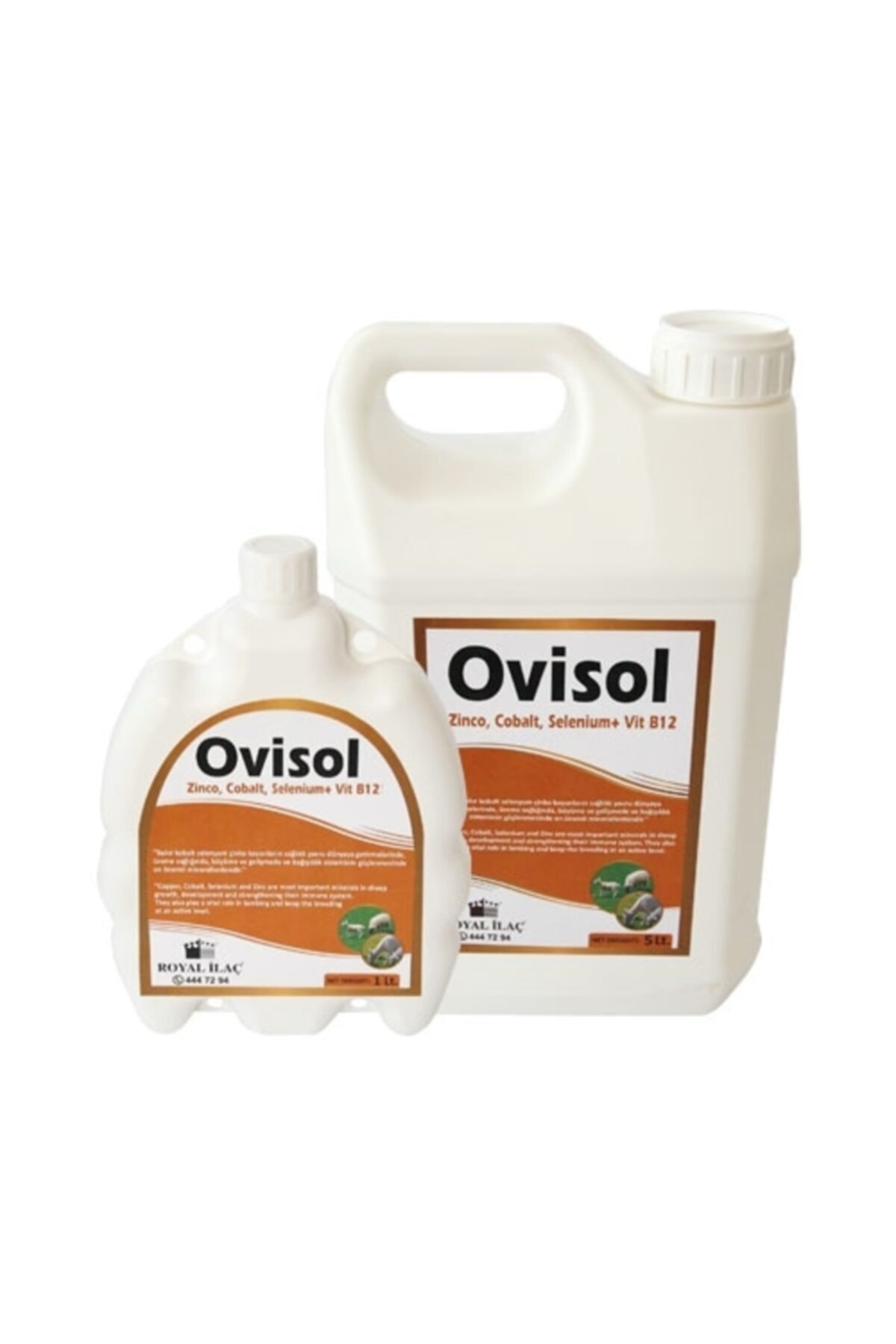 Royal İlaç Ovisol Copper Zn Se 5lt Kuzu Ve Oglak Için Sıvı Yem Katkısı