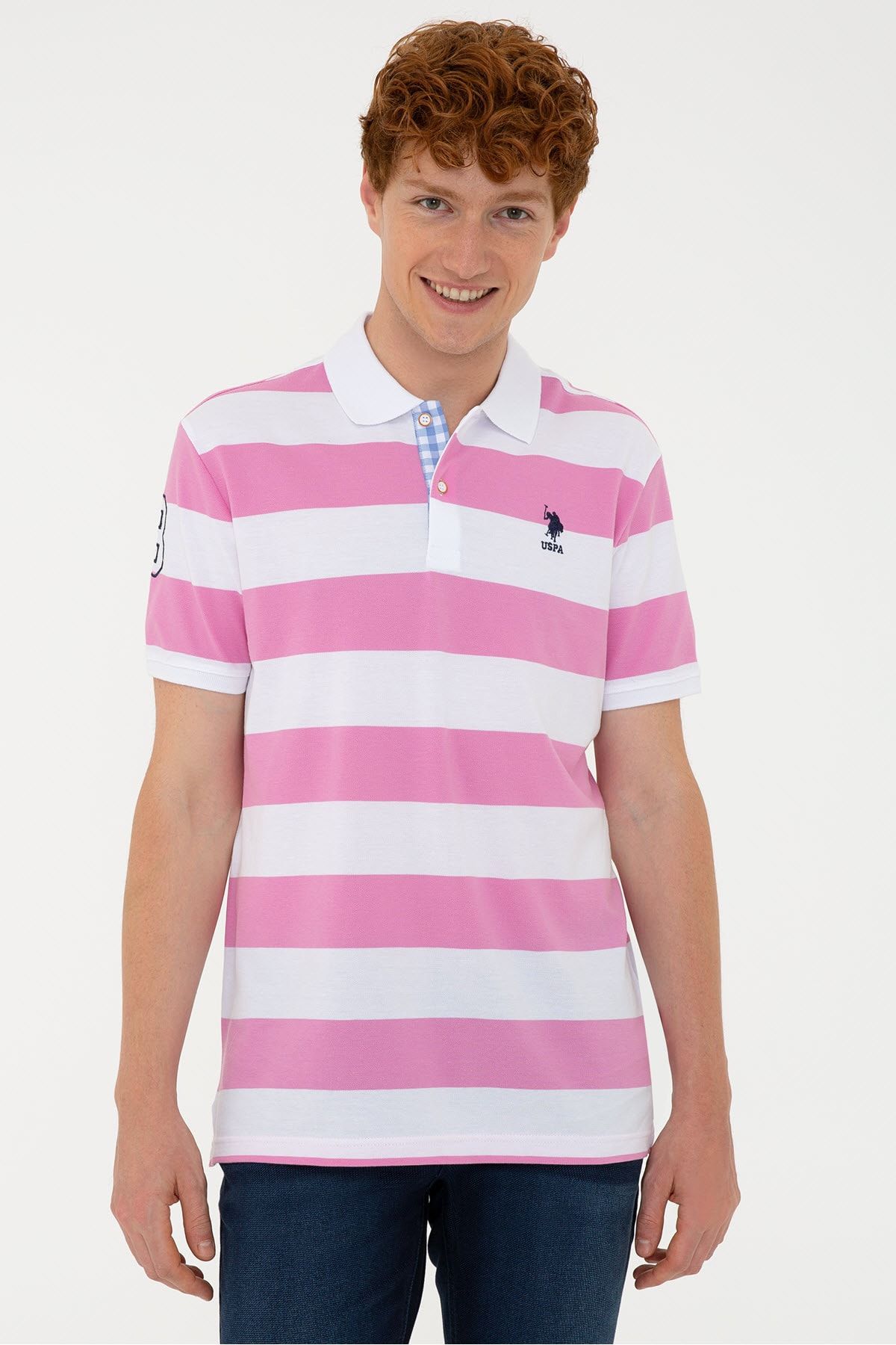 U.S. Polo Assn. Polo T shirt Pink Trendyol