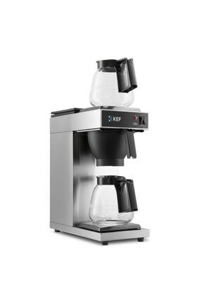 Filtro Ofis Ve Ev Inox Çift Demlikli Filtre Kahve Makinesi Flt120.2 KEF.FLT120.2.GRY