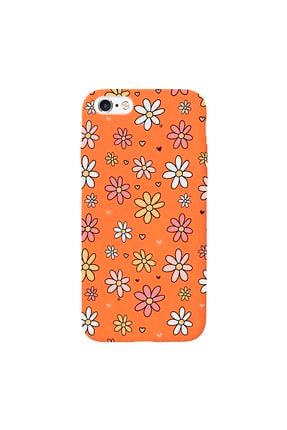Iphone 6-6s Lansman Renkli Çiçekler Desenli Telefon Kılıfı IP6LN-194