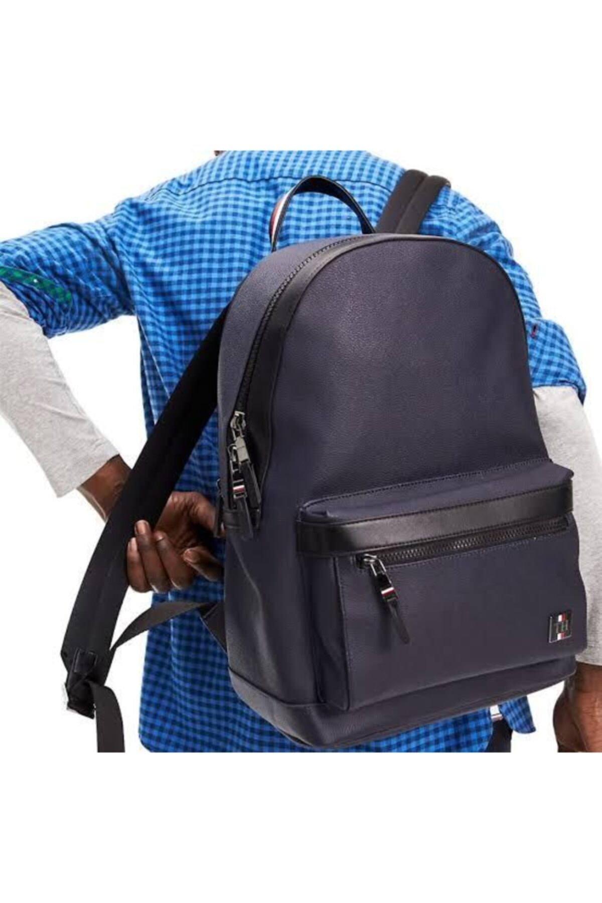 tommy hilfiger canvas backpack