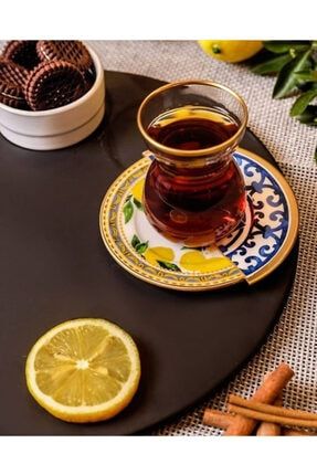Limon Serisi Tasarım 6 Lı Çay Seti Muba Consept-099