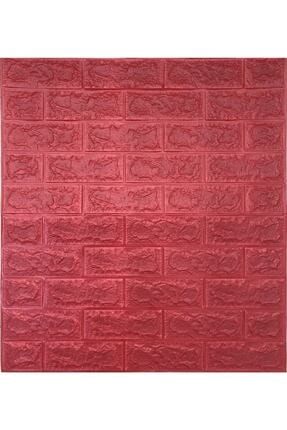 Nw56 Kendinden Yapışkanlı Esnek Kırmızı Tuğla Sünger Duvar Paneli 70x77 Cm 6 Adet NW