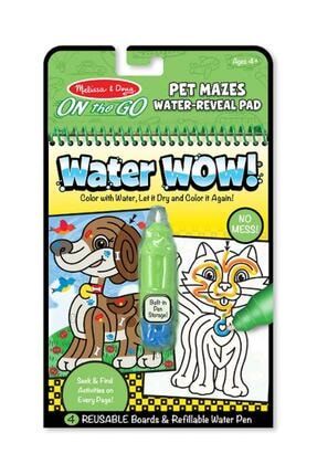Melissa&Doug Water Wow! Su İle Boyama Kitabı - Evcil Hayvanlar Bulmaca / MP23502