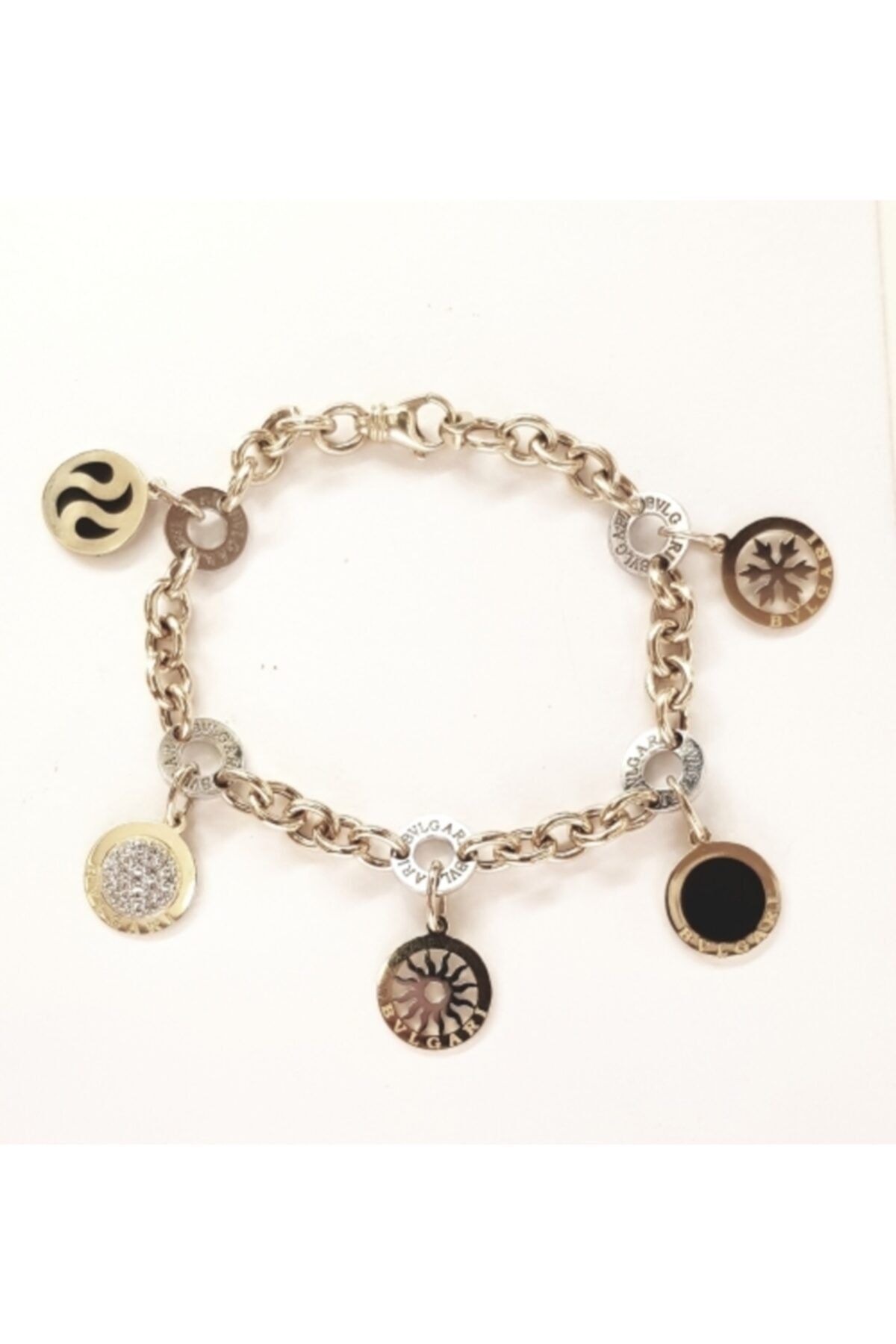 Bvlgari outlet charm bracelet