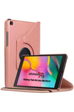 Samsung Galaxy Tab S6 Lite Sm-p610 360 Derece Döner Stantlı Ve Kapaklı Tablet Kılıfı phonacss6lite