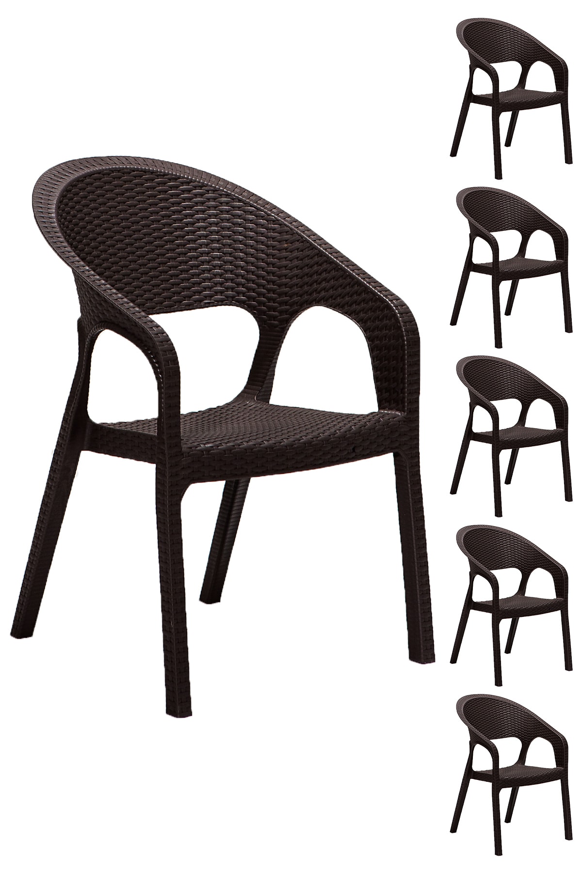 6 Pcs Garden Coffee Chairs / Balcony-Garden-Terrace