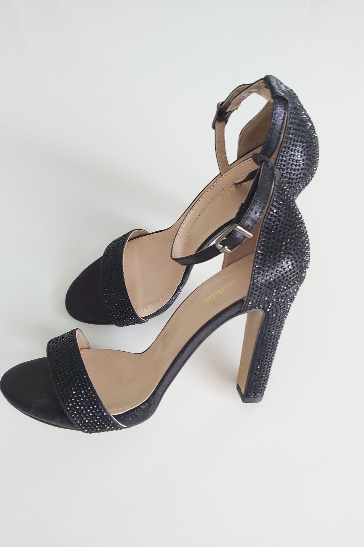 Topukla Footwear Rochie De Seara De Dama Pantofi Stone 10 Cm Femeie - 40