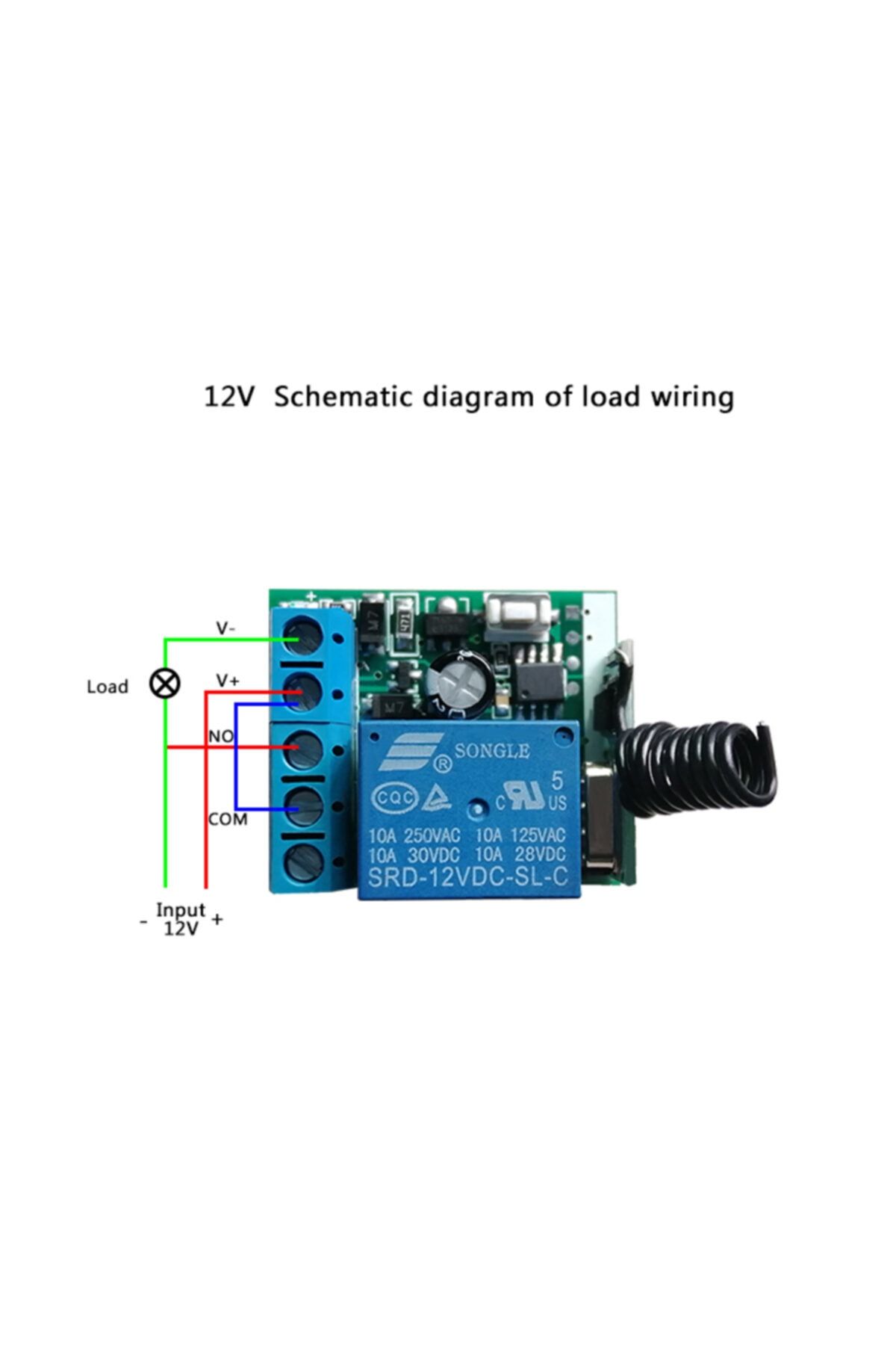 SONEX-Wireless Rf Remote Control Relay Card 433 Mhz 2