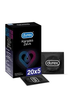 Karşılıklı Zevk Geciktiricili Prezervatif 20'li Avantaj Paketi X 5 Adet PKTDRXKRSKLK20X5