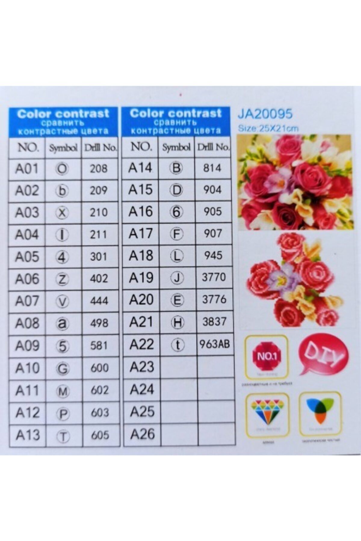 MENTAŞ Boncuklu Taşlı Mozaik Elmas Goblen Tablo GX8262