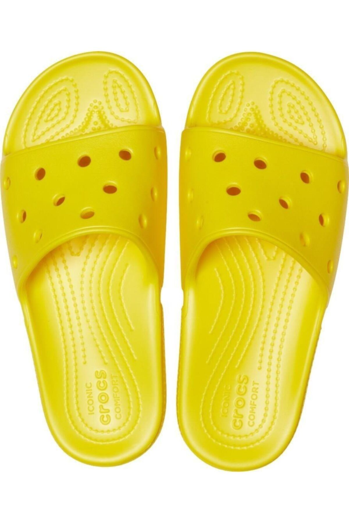 Crocs sales yellow slides