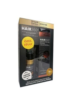 Hair 360 Women Dökülme Karşıtı Şampuan 200 ml Yoğun Saç Spreyi 50 ml 59495