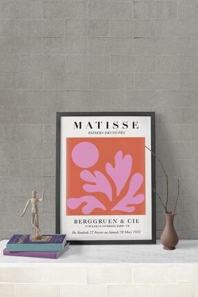 Henri Matisse Papiers Decoupes, Berggruen & Cie Siyah Çerçeveli Poster ÇM-P00020