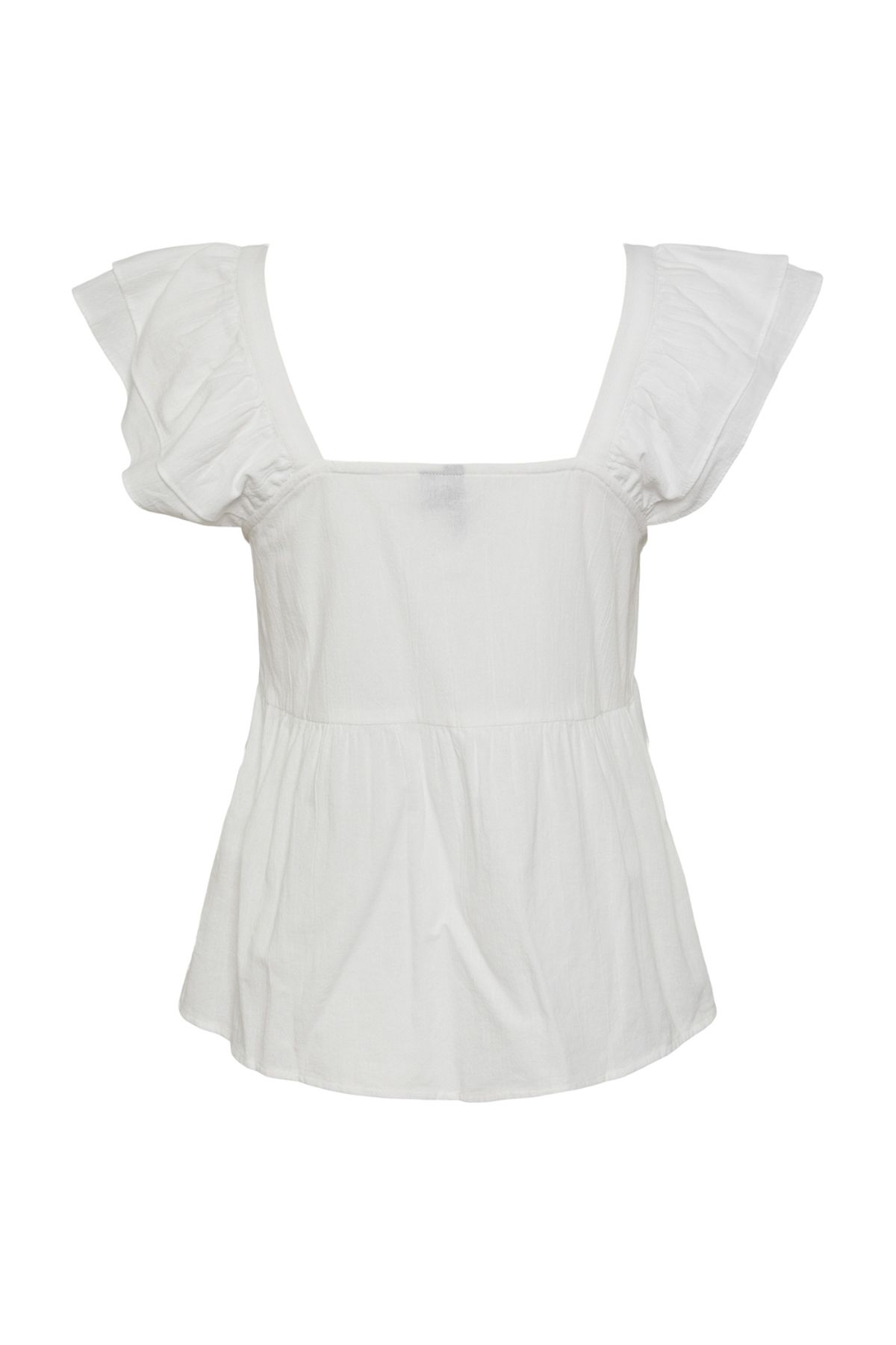 PIECES-PCMILLA SL FLOUNCE TOP - Bequeme Passform 3