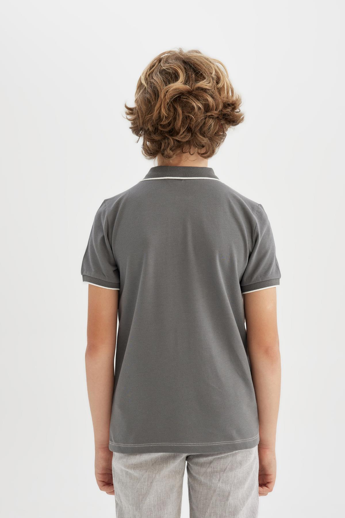 تیشرت یقه پلو پسرانه دفاکتو Defacto اورجینال پسرانه کد کالا C2603A824SM - تصویر 6