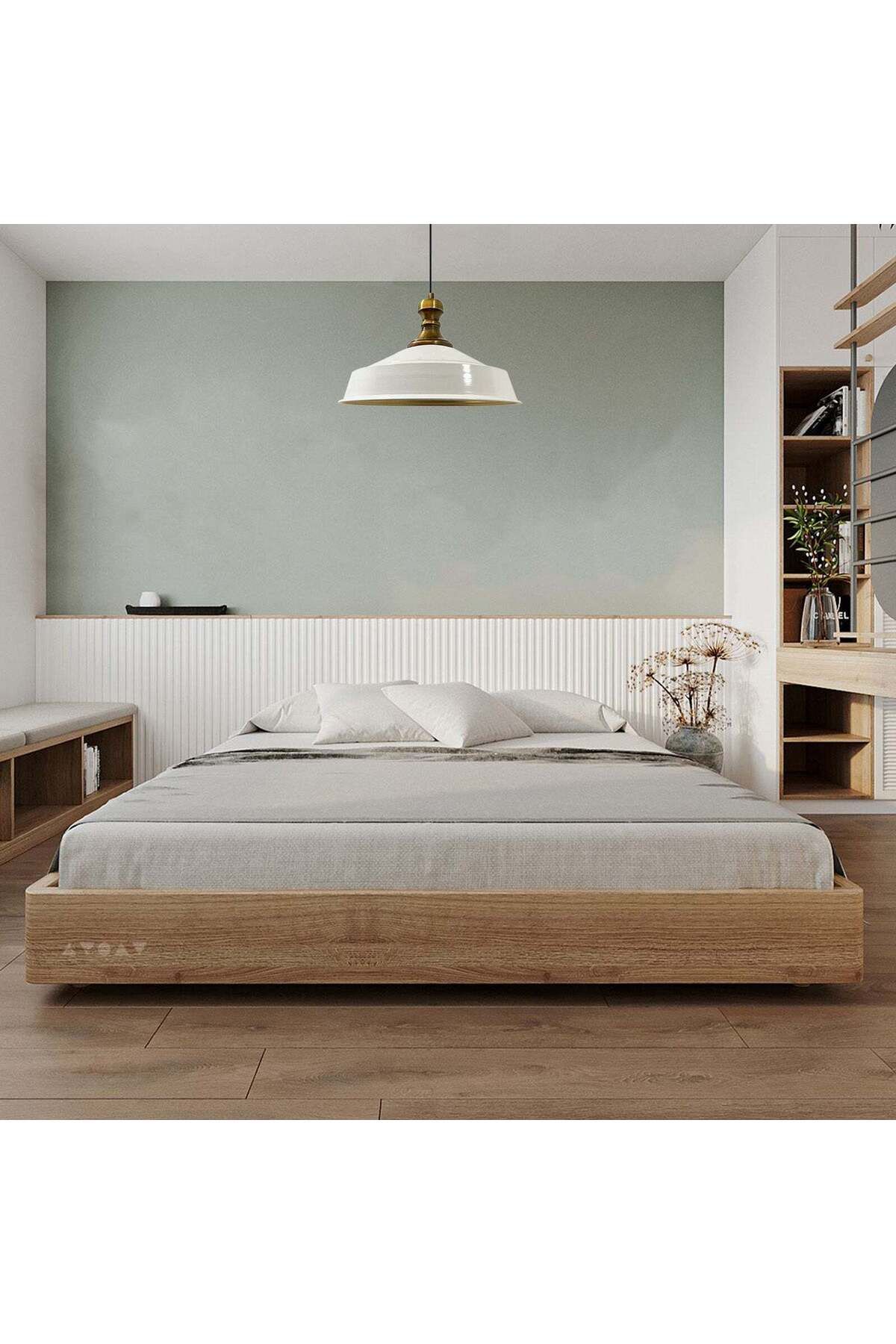Bamyum-Pendelleuchte Asletl-Knob, Metall, 41 cm, Weiß Lampe 2