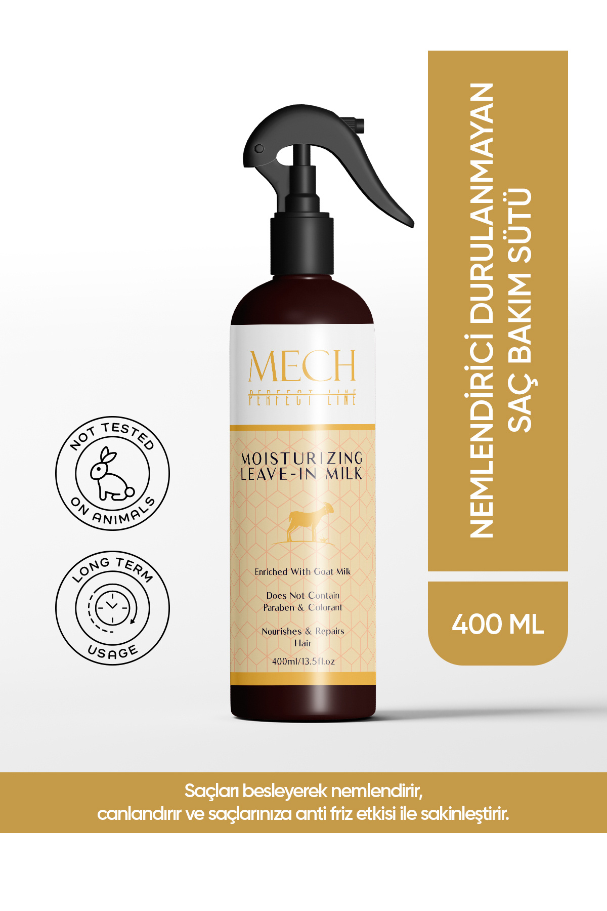 MECH PERFECT LİNE NEMLENDİRİCİ DURULANMAYAN SAÇ BAKIM SÜTÜ — 8683690489120