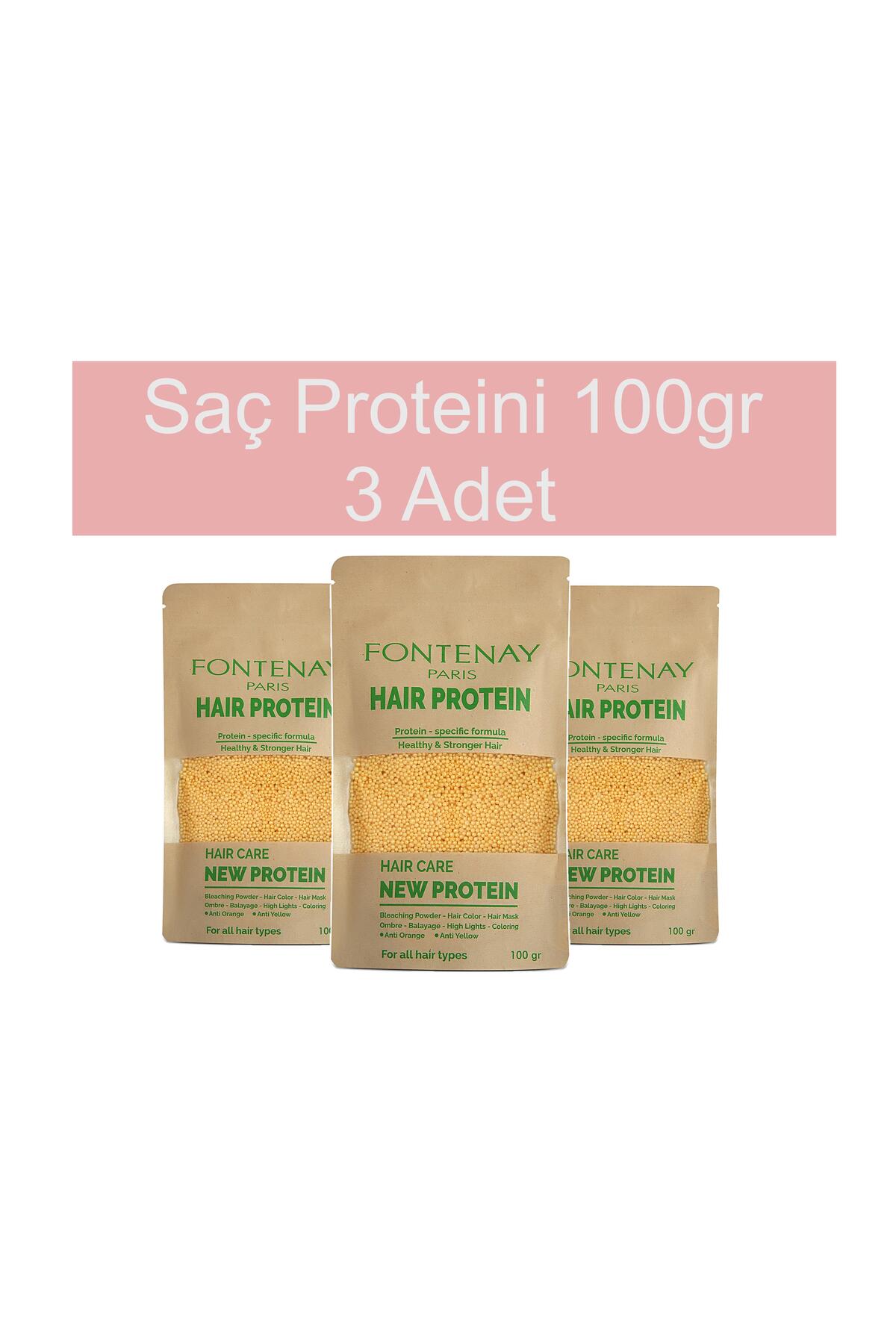 Fontenay Hair Protein / Saç Bakım Proteini Yıpranmaya Karşı Özel Ürün 100gr 3'lü Set