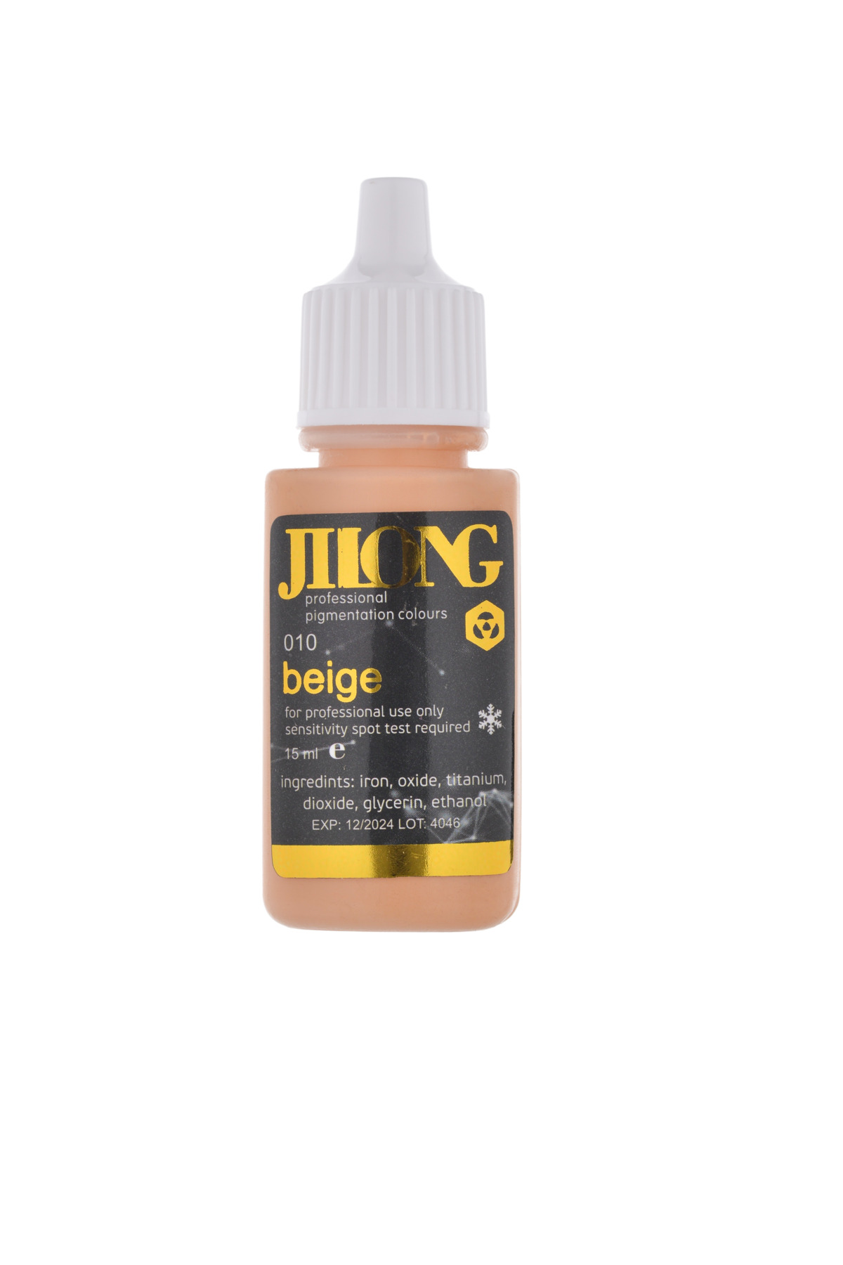 Jilong Kalıcı Makyaj & Mıcrobladıng Boyası Beıge #010 , 15 ml