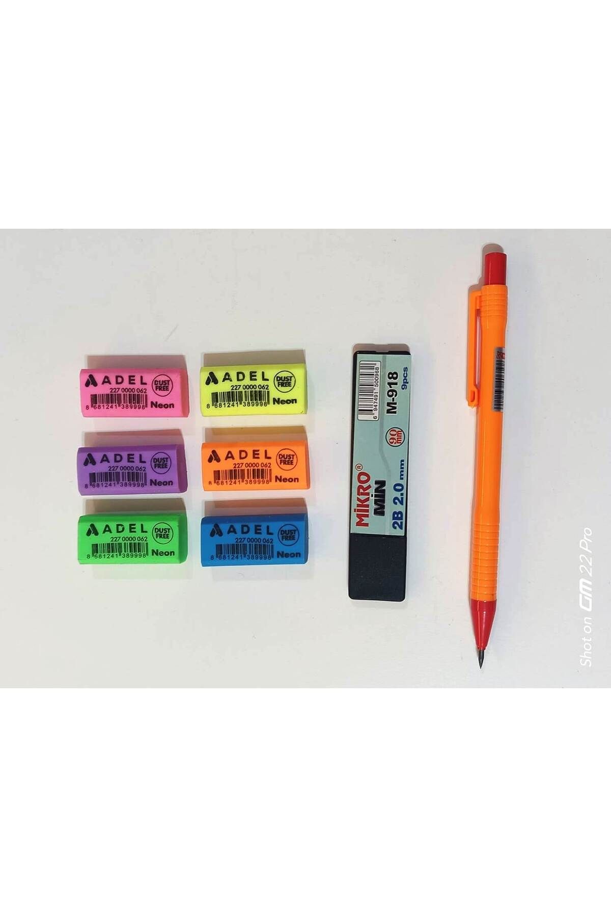 Mikro-Thick Nib Pen 2mm Pen Nib and Eraser (3 Pcs) 3