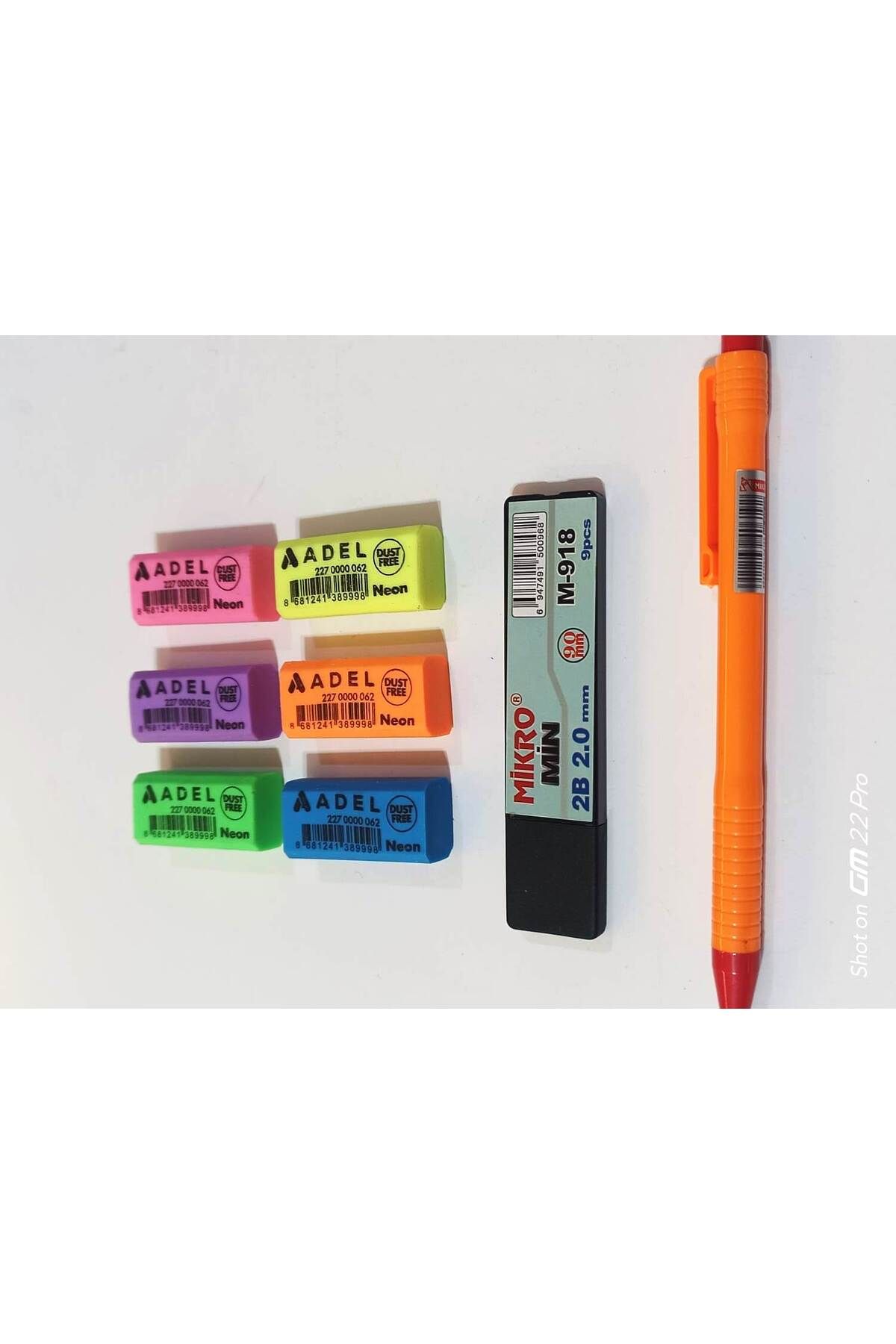 Mikro-Thick Nib Pen 2mm Pen Nib and Eraser (3 Pcs) 2
