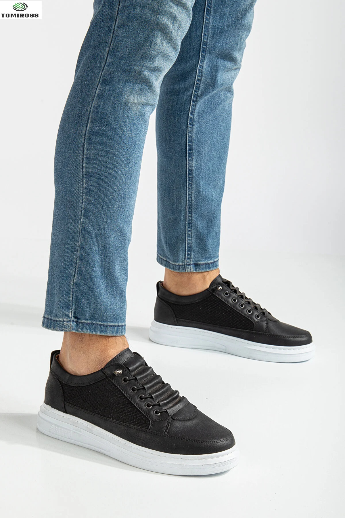 tomıross Enzo Erkek Rahat Esnek Dikişli Hafif Taban Günlük Sneaker