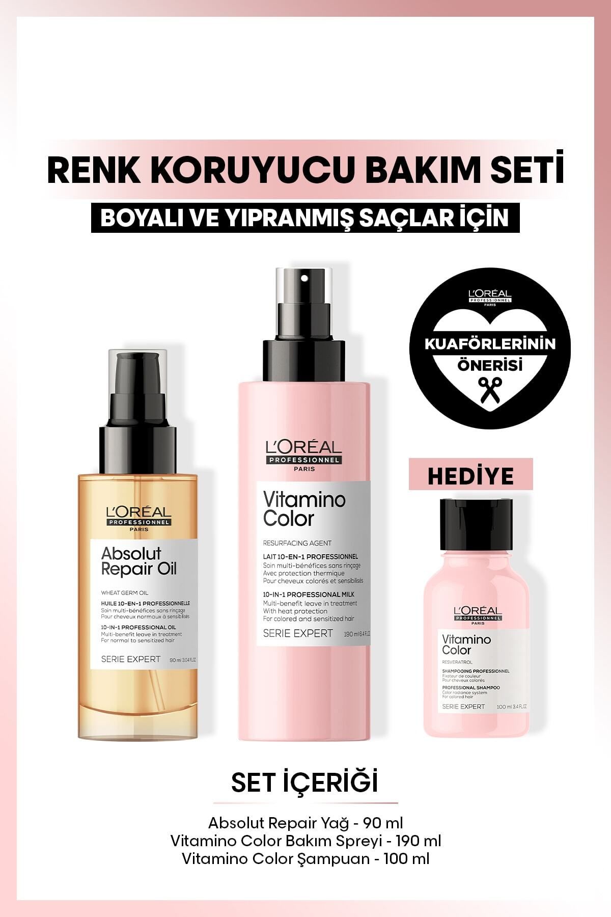 ست مراقبت از موی محافظ رنگ ویتامینو کالر سری Expert L'oreal Professionnel