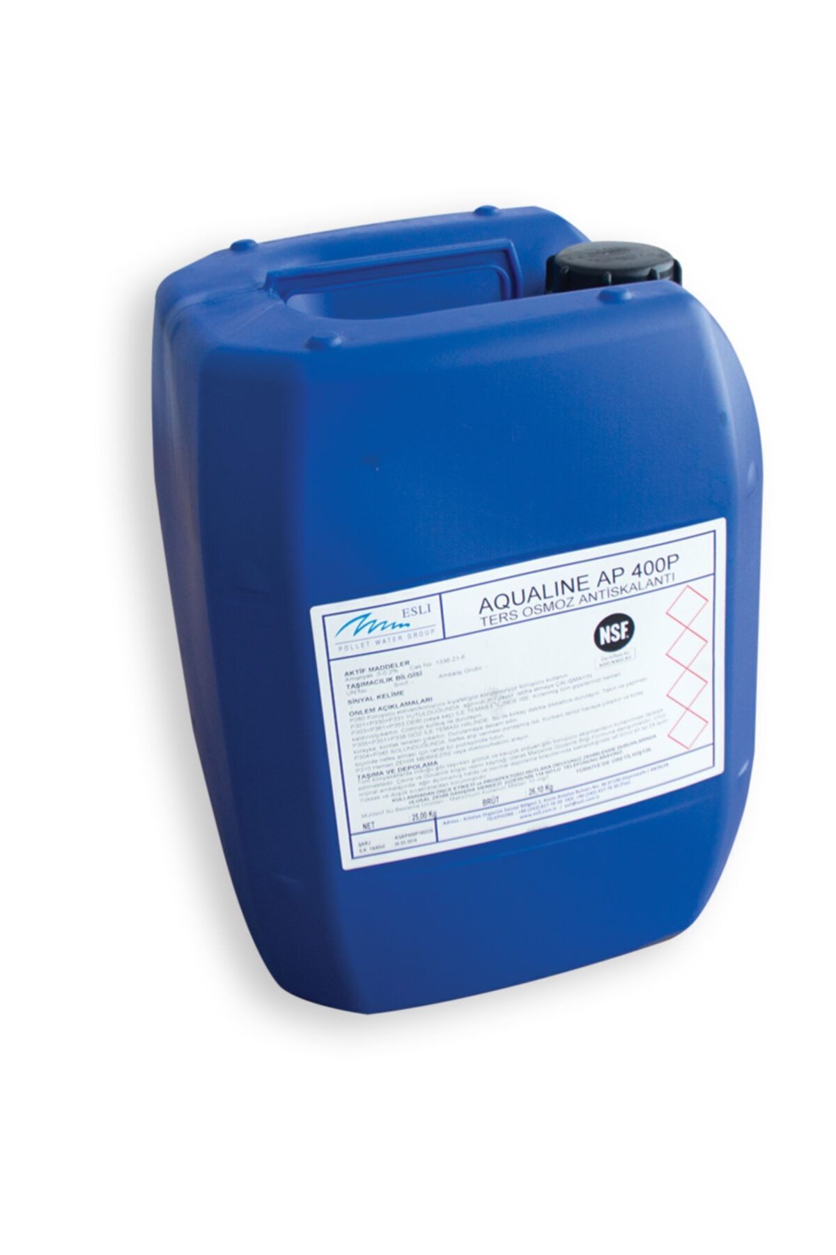 Aqualine Esli Watercode Antiskalant 25 Kg Rever Osmosis