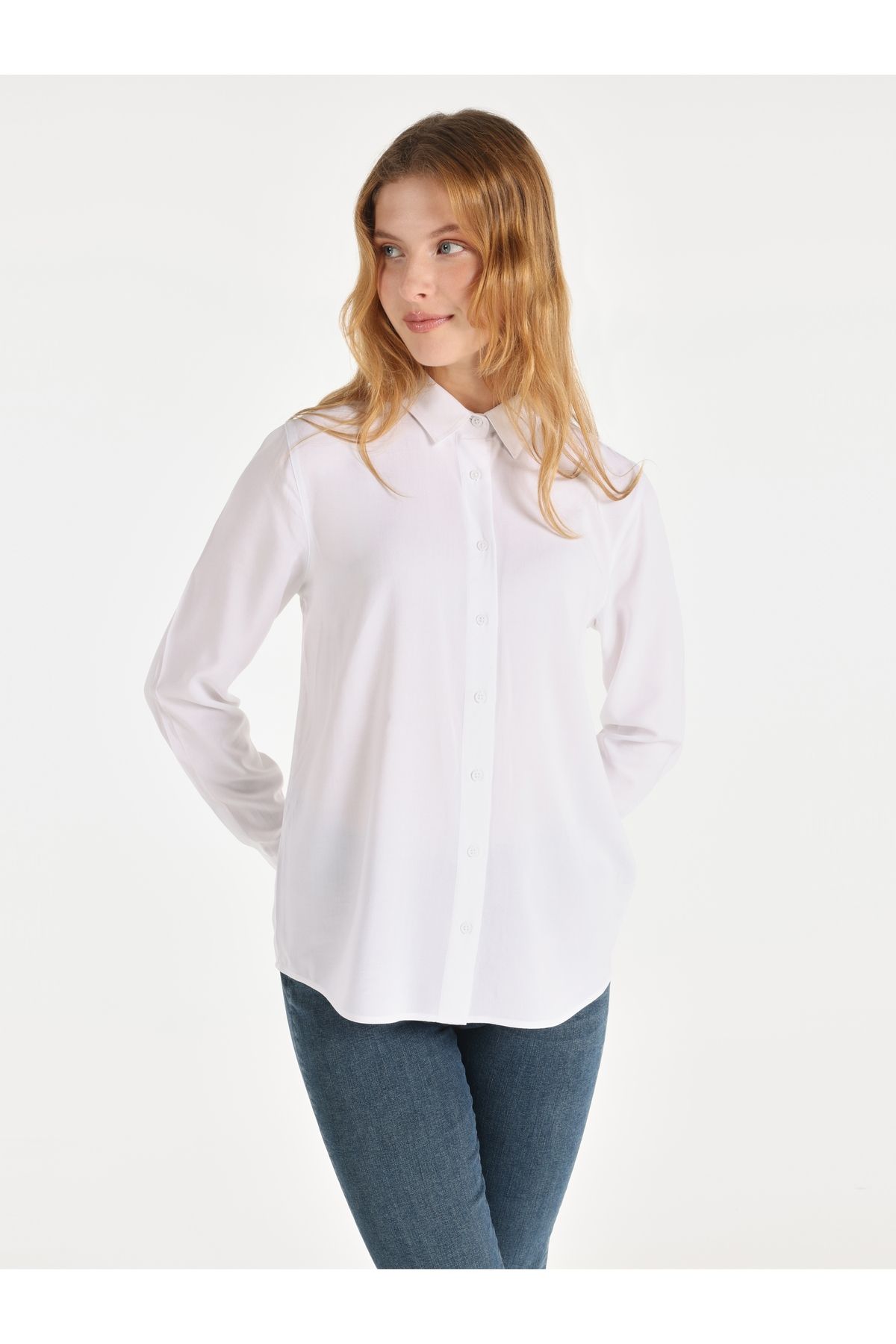 femme de base regular chemise blanche cl10500927