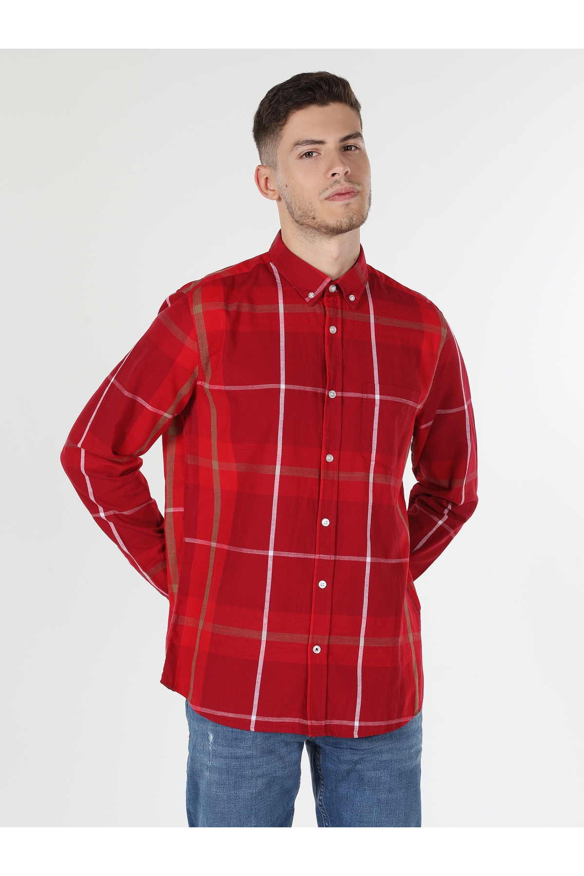 پیراهن مردانه کولینز | .CL1058638_Q1.V1_RED Colin’s - Image 3