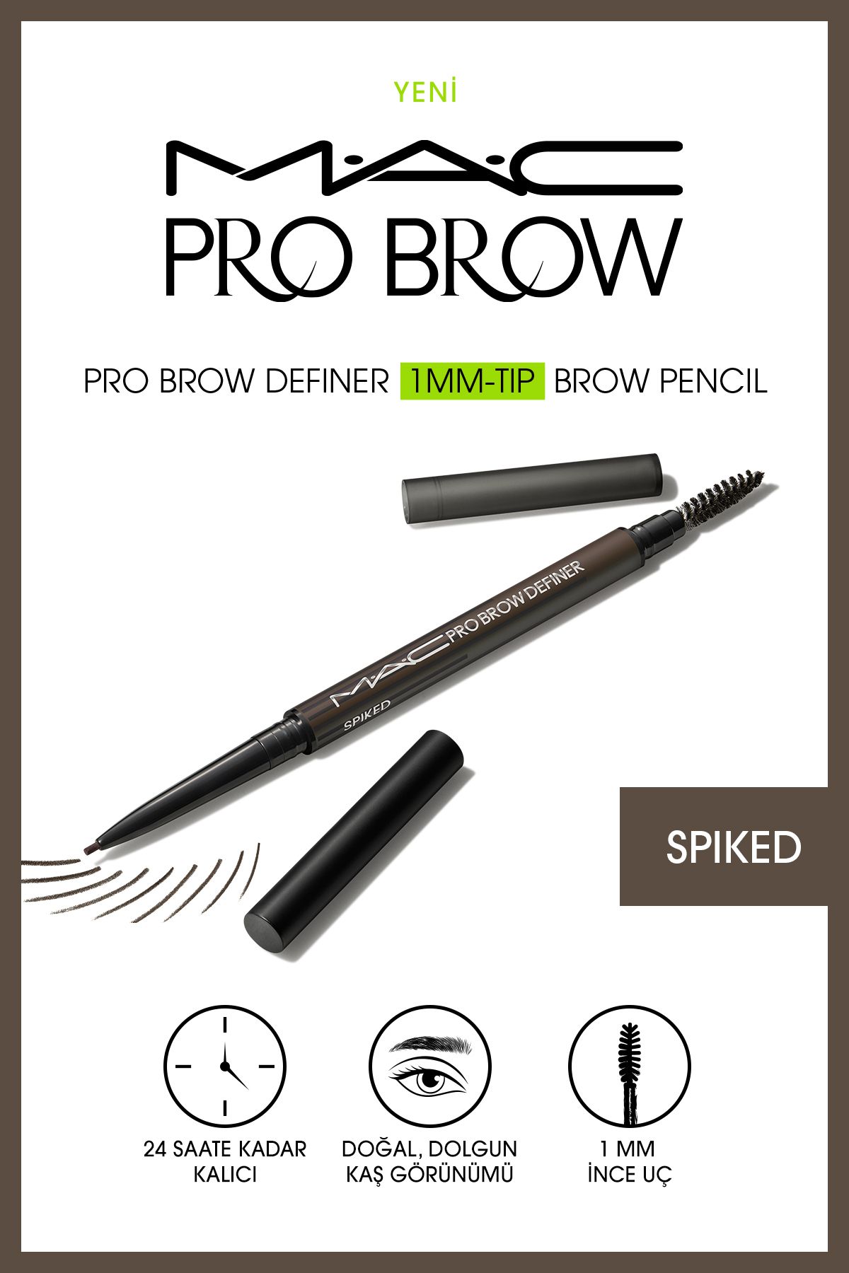 Mac M·A·C Pro Brow Definer Карандаш для бровей типа 1 мм – С шипами 123865