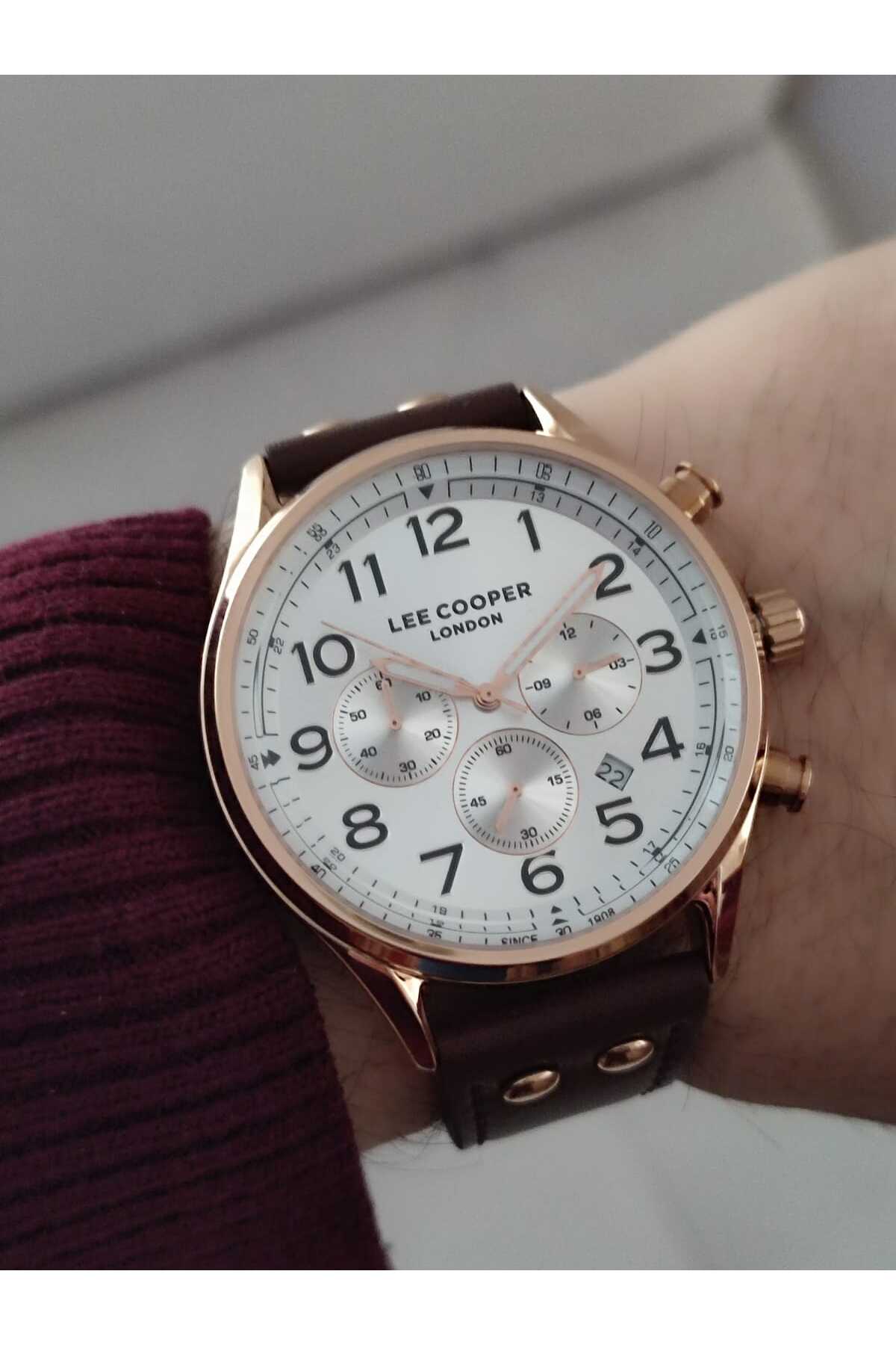 ساعت مردانه قهوه ای لی کوپرLee Cooper | dop15638860igo اورجینال - تصویر 4