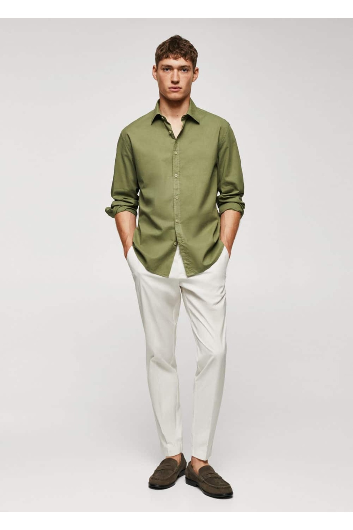 پیراهن مردانه مانگو | 57040575 MANGO Man - Image 2