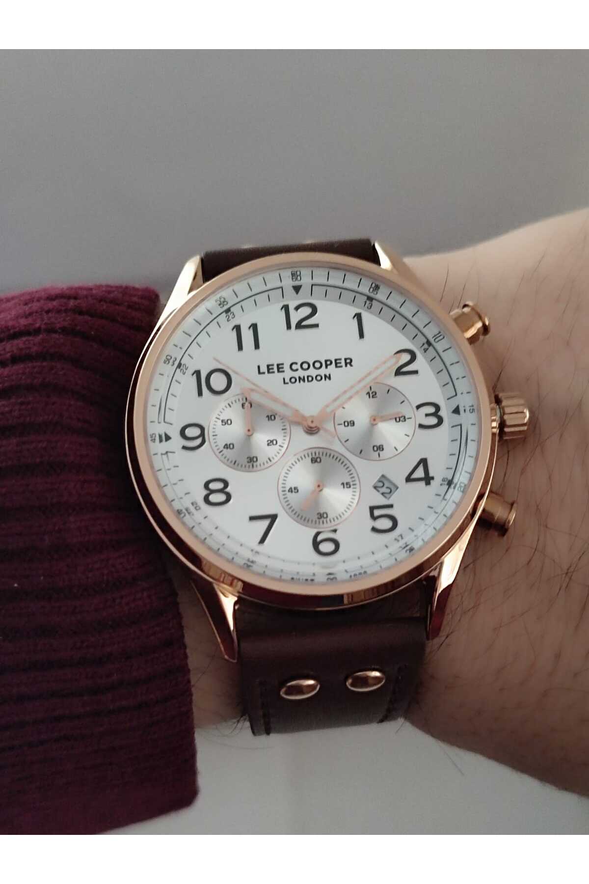 ساعت مردانه قهوه ای لی کوپرLee Cooper | dop15638860igo اورجینال - تصویر 3