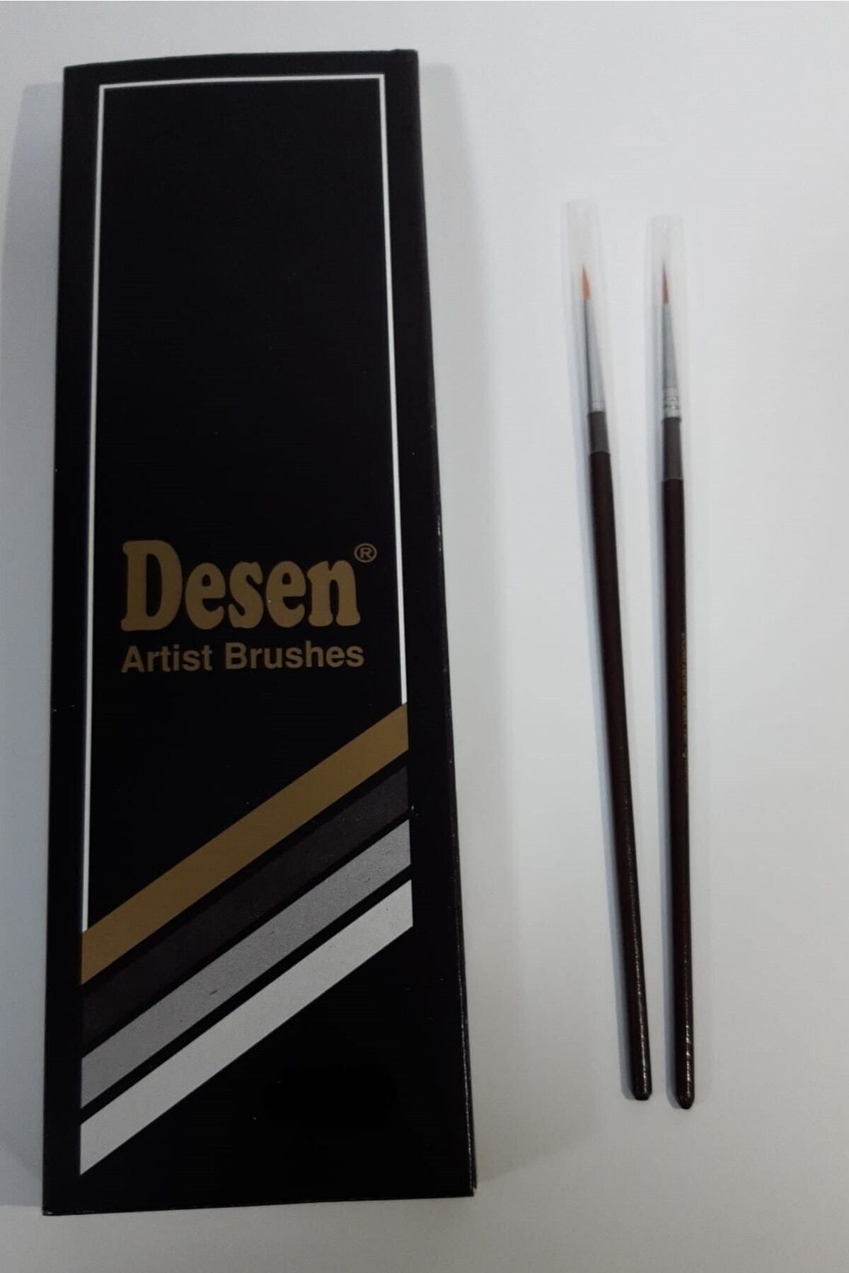 Desenartist Brush Profesyonel Çini Tahrir Çizim Kontür 2'li Fırça Seti 123-1 Ve 2 Numara