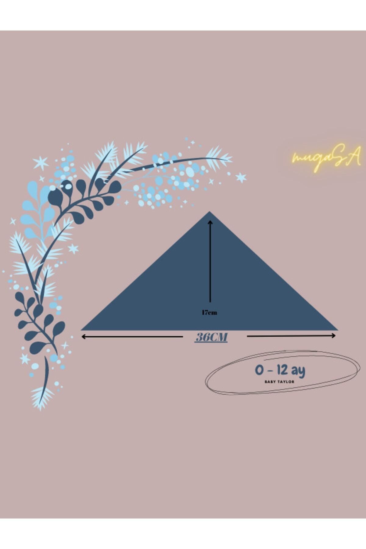 mugaSA - %100 Organik Bebek Önlüğü, Fular, Muslin, Mama Önlüğü, Çıtçıtlı 10'lu ,çift Katlı Desenli fotoğrafı 7 (önizleme)