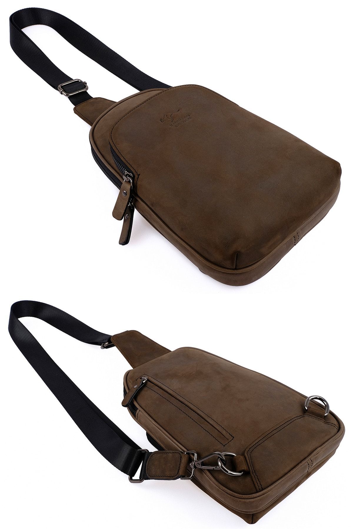 کوله پشتی زنانه خاکستری KANGAROO KINGDOM | 8155-Z اورجینال - تصویر 7