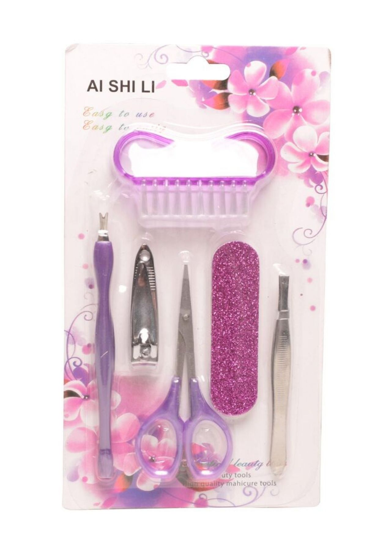Practials-Mini Size Multi-Purpose Nail Manicure Care Set| Multicolored 5