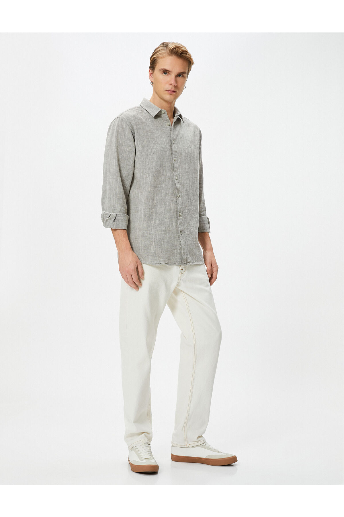 پیراهن مردانه کوتون | 4SAM60022HW Koton - Image 2