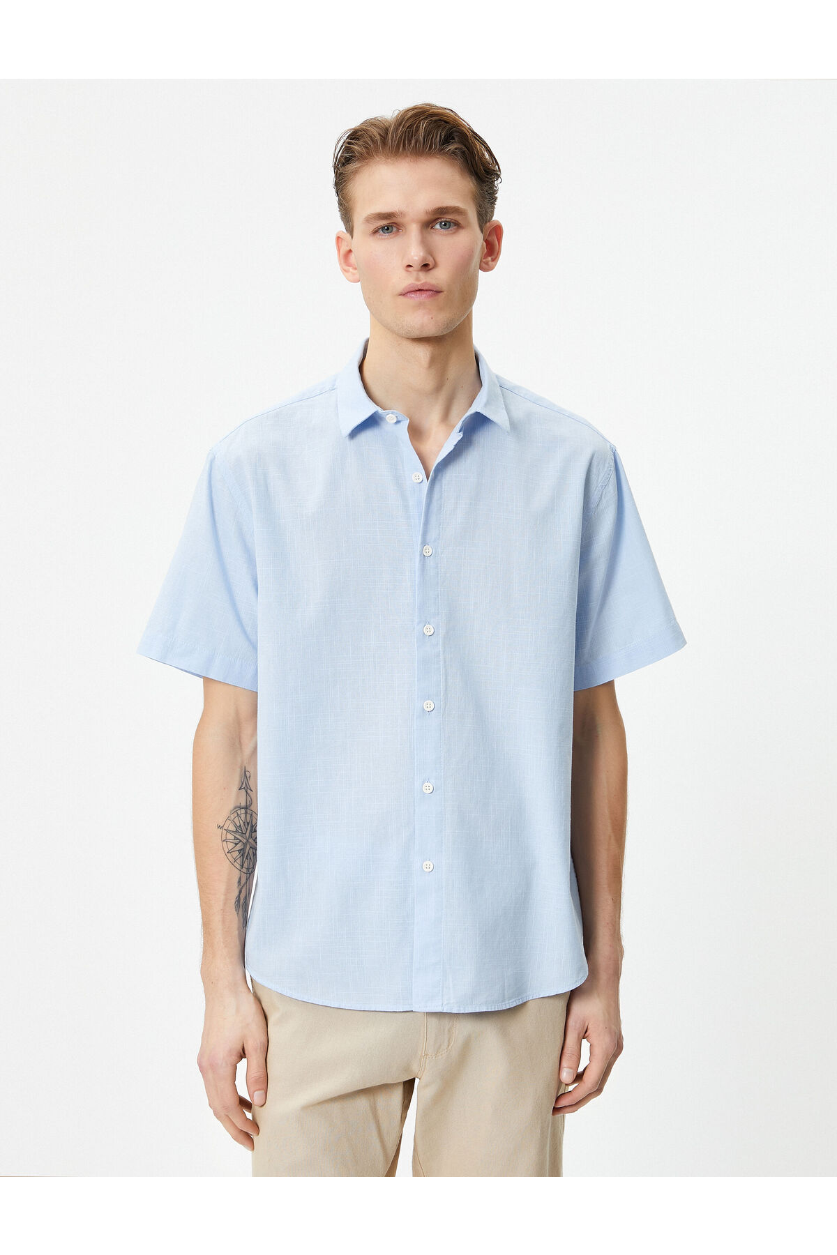 پیراهن مردانه کوتون | 4SAM60001HW Koton - Image 3