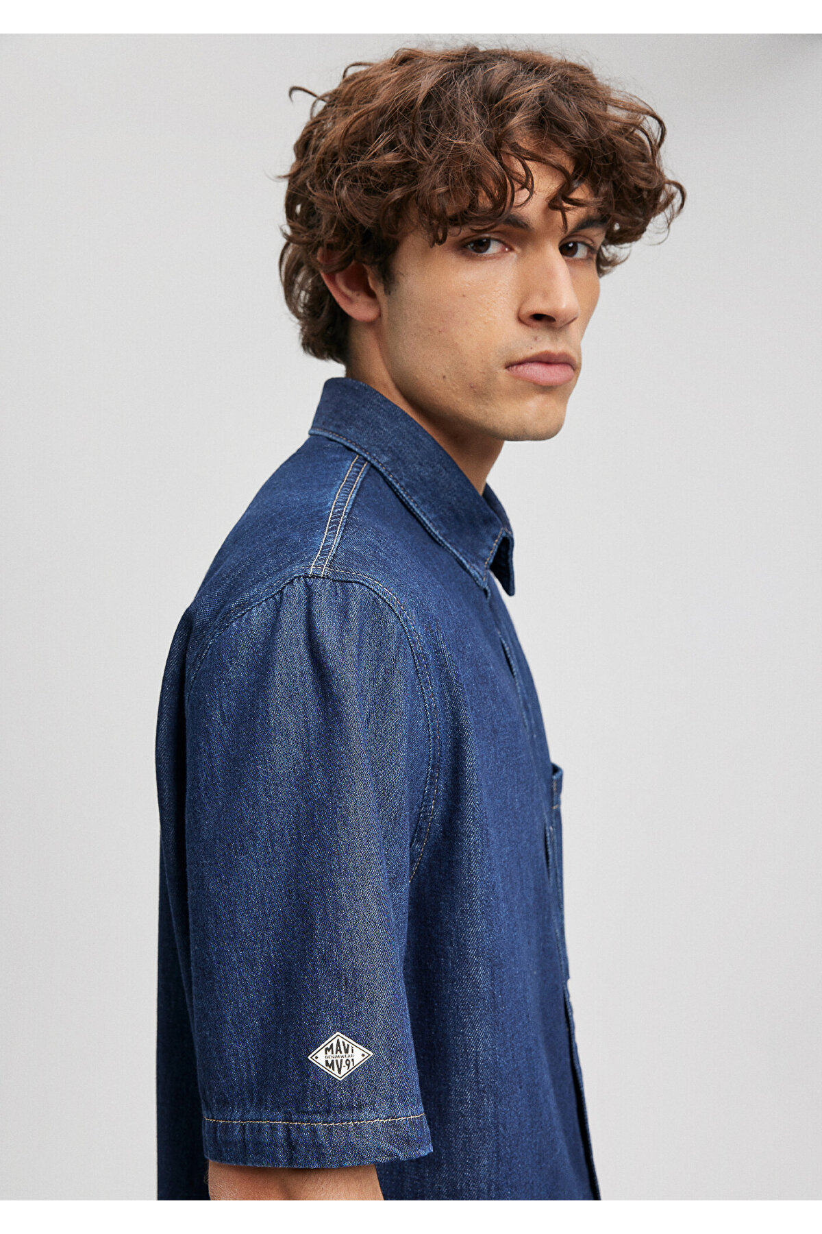 پیراهن مردانه ماوی | 210289 Mavi - Image 4