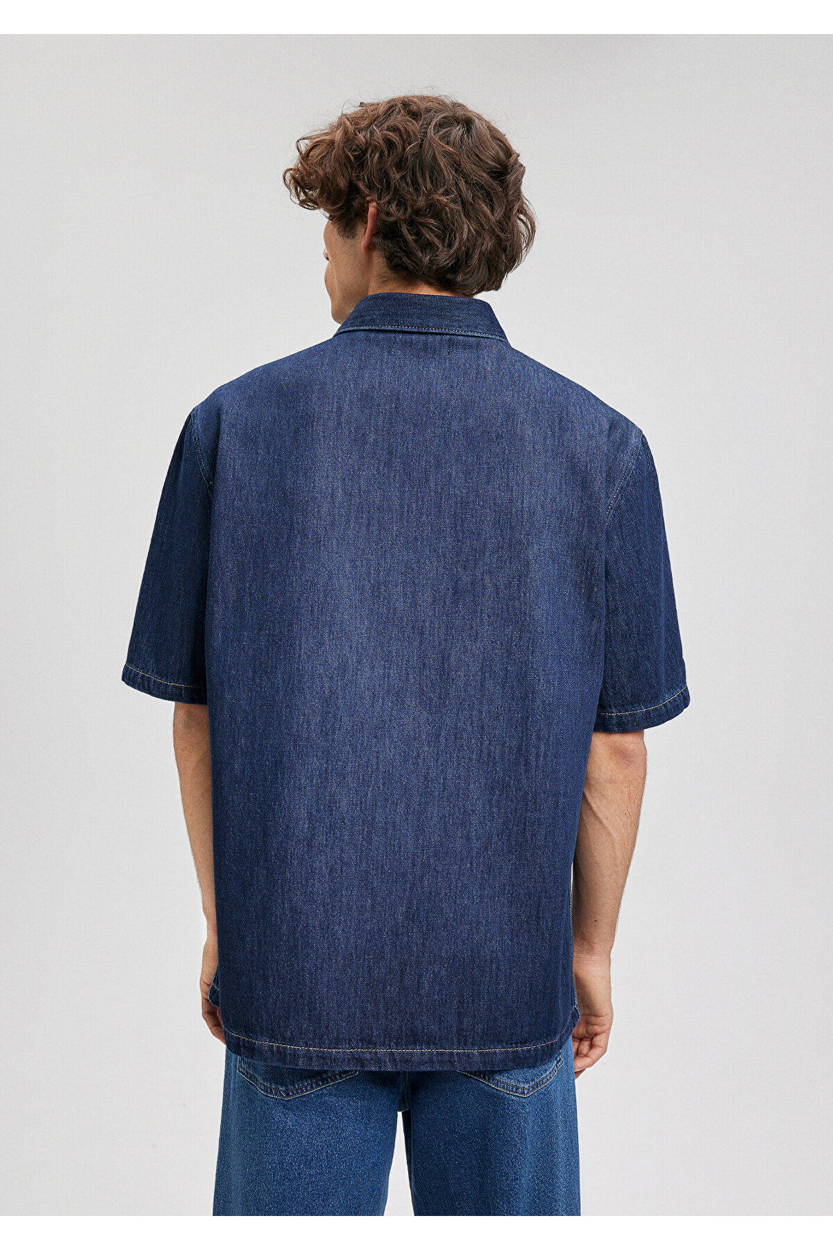 پیراهن مردانه ماوی | 210289 Mavi - Image 6