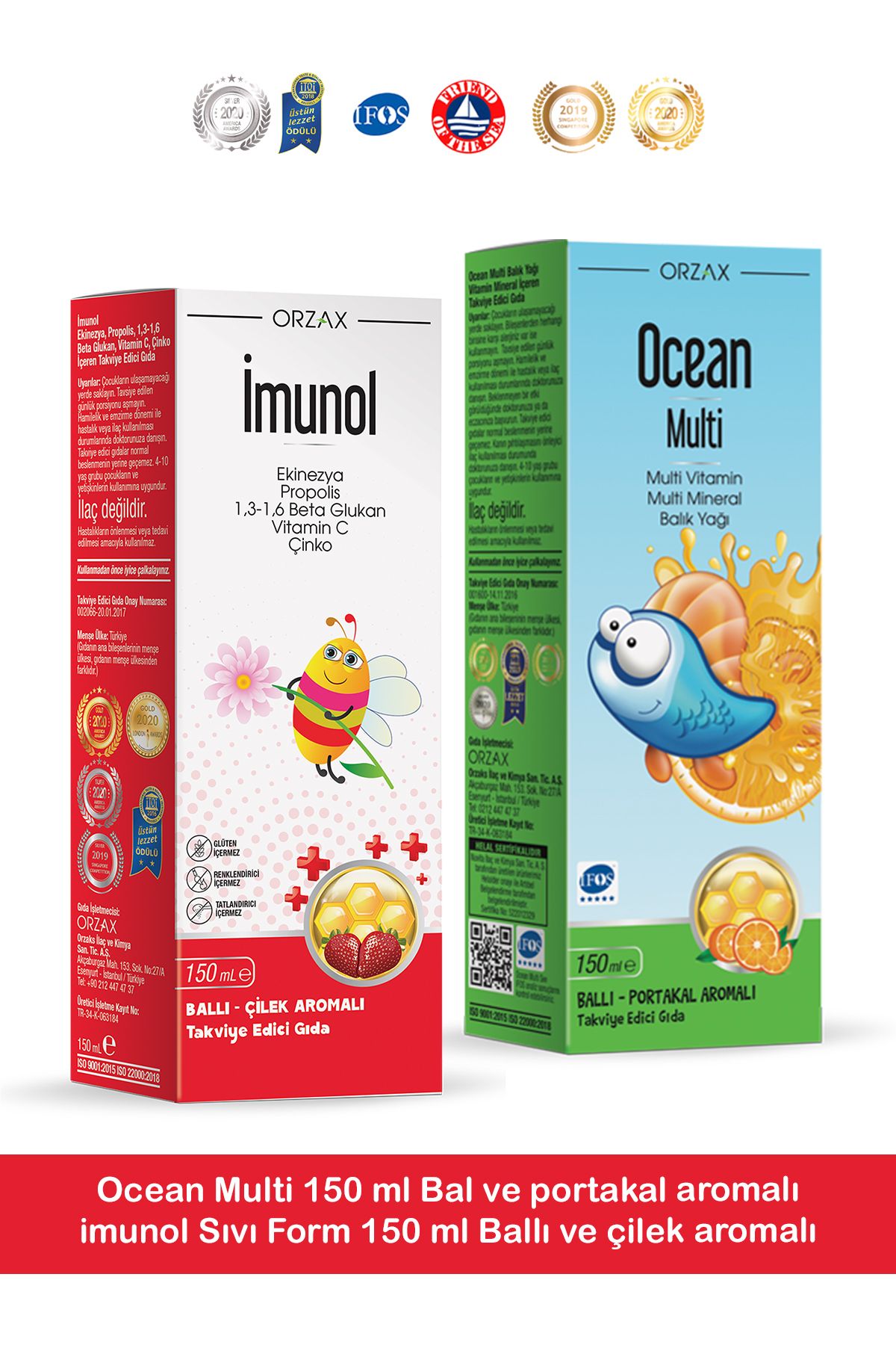Ocean-150 ml Multi Syrup and Imunol Syrup 1
