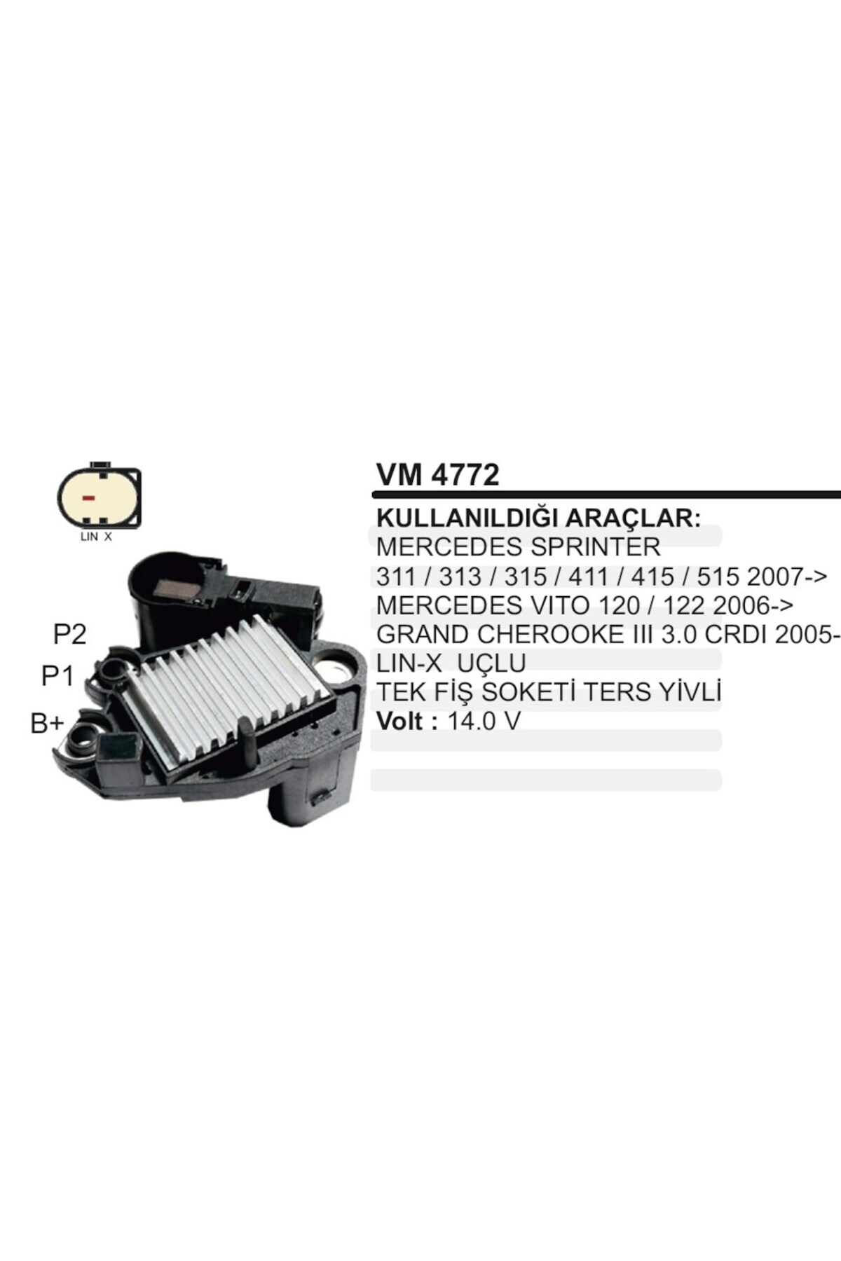 parcafix Konjektor 12V Passat Bora T4 Octavia Sprinter Lin 504630799