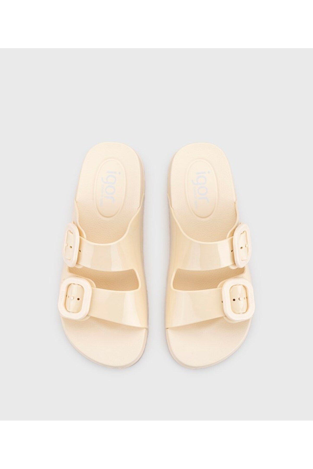 دمپایی آبی زنانه Habana Brillo Marfil Slippers S10334 079 IGOR